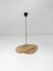Lampa wisząca bambusowa pleciona kolor naturalny owalna boho rystykalna industrialna nad stół do salonu sypialni NULVERO LE45365 Luces Exclusivas